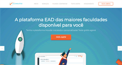Desktop Screenshot of ensineonline.com.br