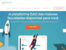 Tablet Screenshot of ensineonline.com.br